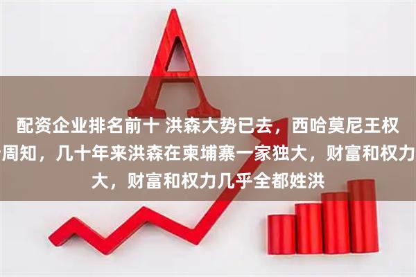 配资企业排名前十 洪森大势已去，西哈莫尼王权即将回归众所周知，几十年来洪森在柬埔寨一家独大，财富和权力几乎全都姓洪